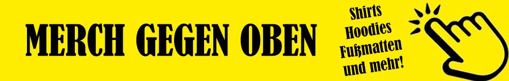 Abbildung des Banners Merch Gegen Oben